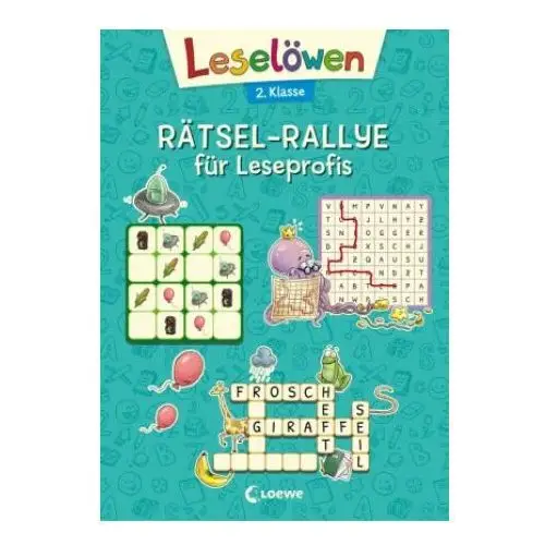 Loewe verlag gmbh Leselöwen rätsel-rallye für leseprofis - 2. klasse (türkis)