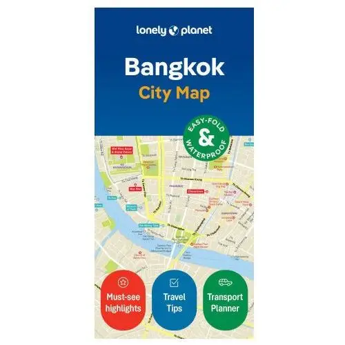 Lonely planet Bangkok city map