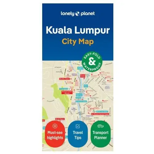 Lonely planet Kuala lumpur city map