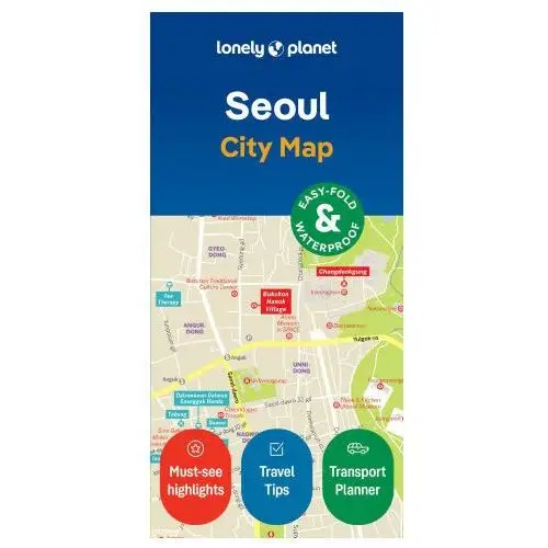 Lonely planet Seoul city map