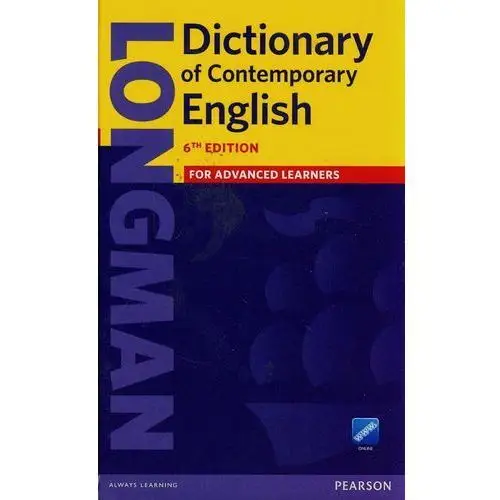 Dictionary of contemporary english for advanced learnes + online access (kod dostępu online). 6th edition, oprawa twarda Longman