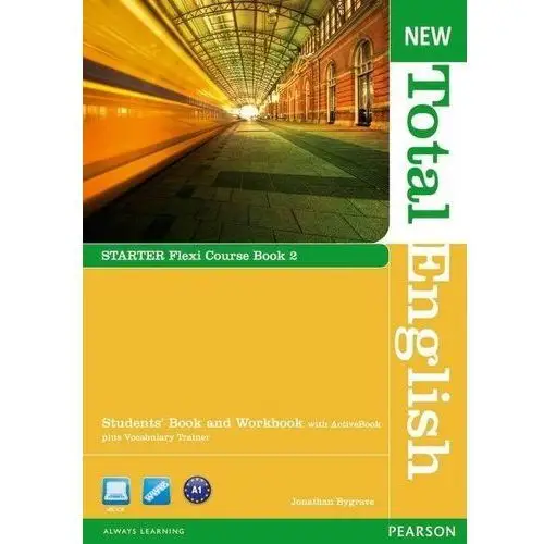 Longman / pearson education New total english flexi starter course book 2 (podręcznik z ćwiczeniami)
