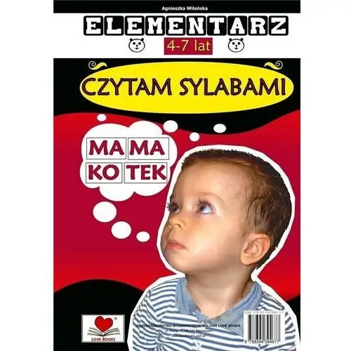 Elementarz 4-7 lat. czytam sylabami Love books