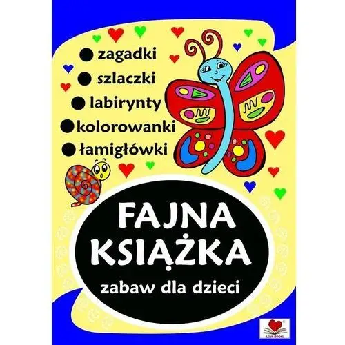 Fajna książka zabaw dla dzieci Love books