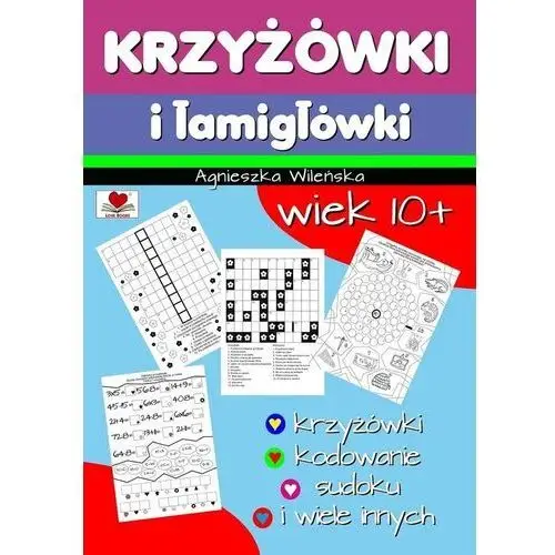 Krzyżówki i łamigłówki wiek 10 + Love books