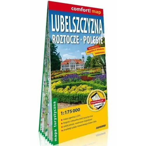 Lubelszczyzna, Roztocze, Polesie. Mapa turystyczna 1:175 000