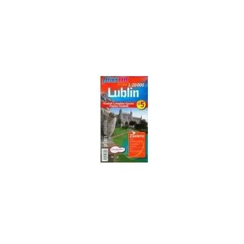 Lublin +5 (Kraśnik, Lubartów, Łęczna, Puławy, Świdnik) plan miasta plastik 1:20000 plastik