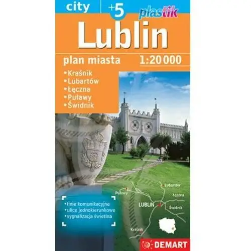 Lublin PLUS 5 1:20000- mapa samochodowa plastik