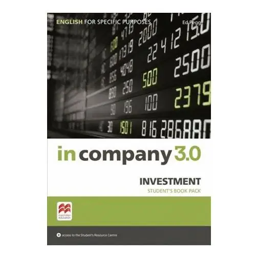 Macmillan education In company 3.0 esp investment student's pack