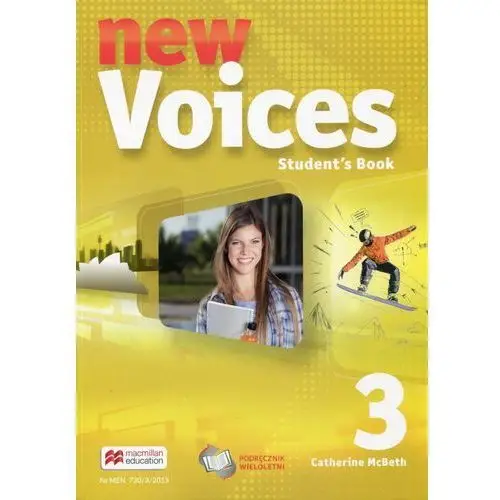 New voices 3. książka ucznia. język angielski. gimnazjum,474KS (6136545)