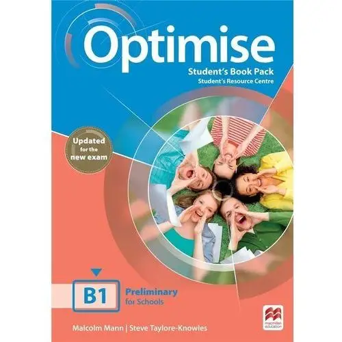 Optimise b1. updated edition. język angielski. student`s book. podręcznik dla liceum i technikum Macmillan