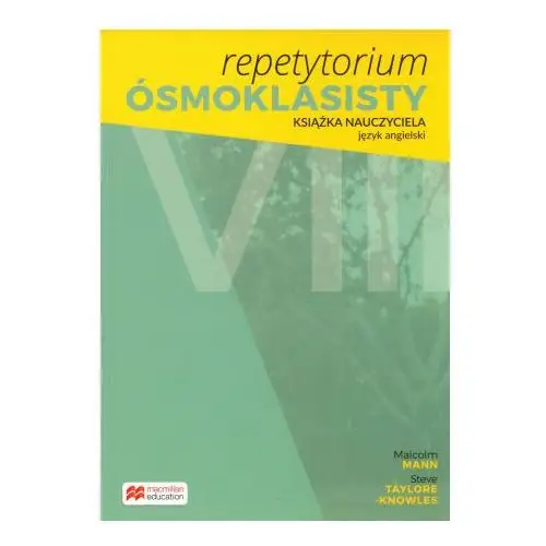 Repetytorium ósmoklasisty język angielski książka nauczyciela + 2cd Macmillan