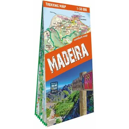 Madera. Mapa trekkingowa. 1:50 000