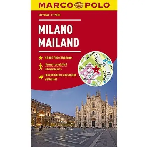 Mailand. Mapa 1:12 000