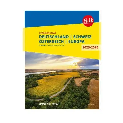 Falk Straßenatlas 2025/2026 Deutschland, Schweiz, Österreich 1:300.000