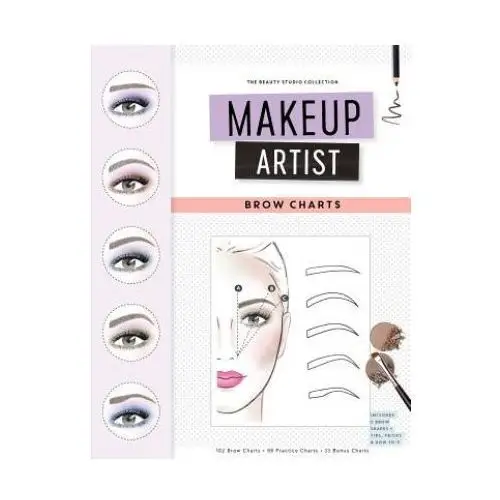 Makeup artist brow charts Createspace independent publishing platform