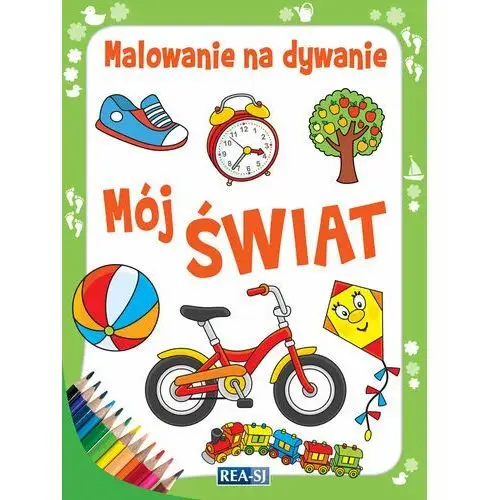 Malowanie na dywanie. Mój świat