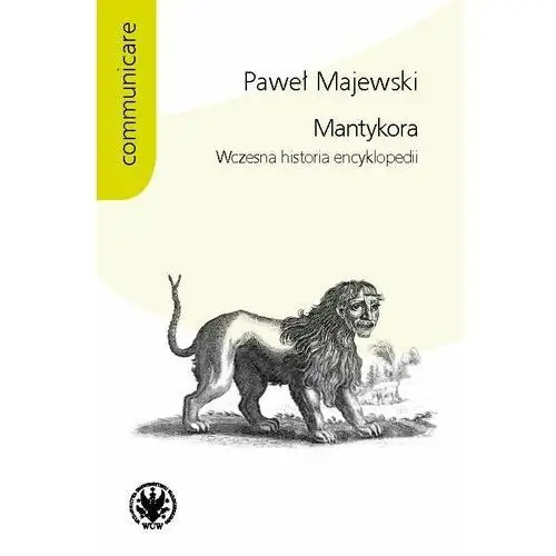 Mantykora Wczesna historia encyklopedii