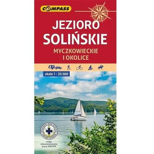 Mapa - Jezioro Solińskie, Myczkowieckie i okolice