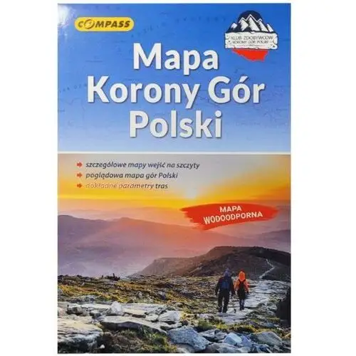 Mapa. Korony gór Polskich