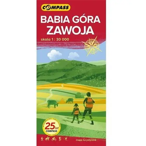 Mapa tur. - Babia Góra, Zawoja 1:30 000 w.2022