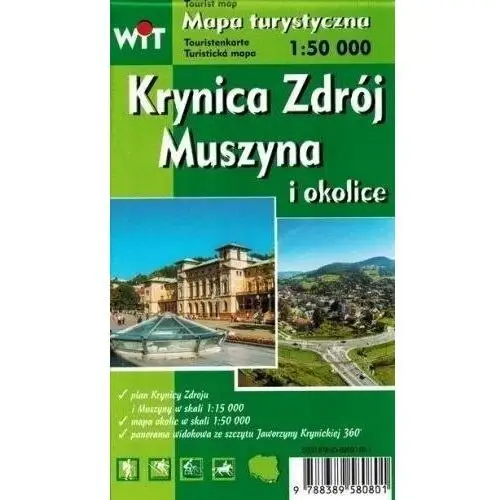 Mapa tur. - Krynica Zdrój, Muszyna i okolice WIT
