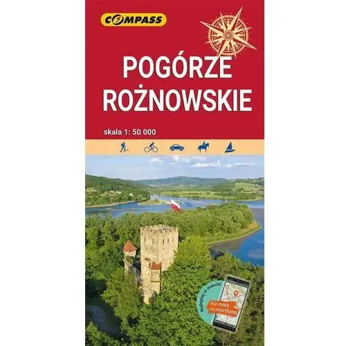 Mapa turystyczna - Pogórze Rożnowskie w.2022
