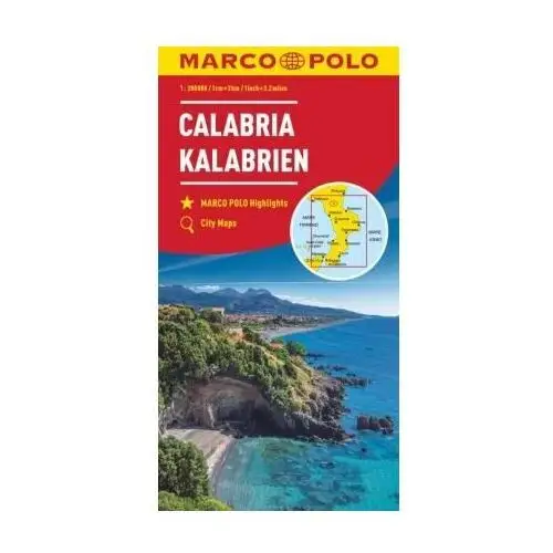 MARCO POLO Karte Italien 13. Kalabrien 1:200 000