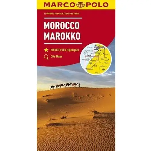 Marco polo Mapa drogowa . maroko 1:800 000