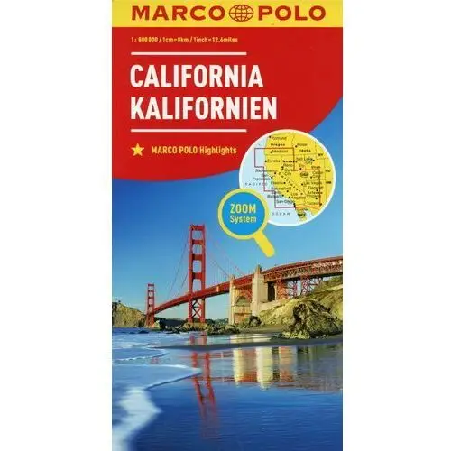 Marco Polo Mapa Kalifornia - skala 1:800 000 Zoom 2017