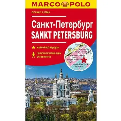 Marco Polo Mapa Sankt Petersburg - skala 1:12 000