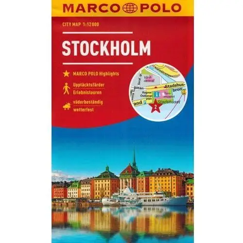 Marco polo mapa sztokholm - skala 1:12 000