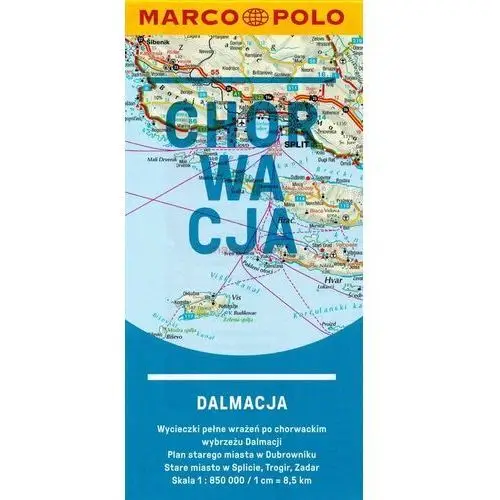 Przewodnik Marco Polo Chorwacja Dalmacja z mapą w etui