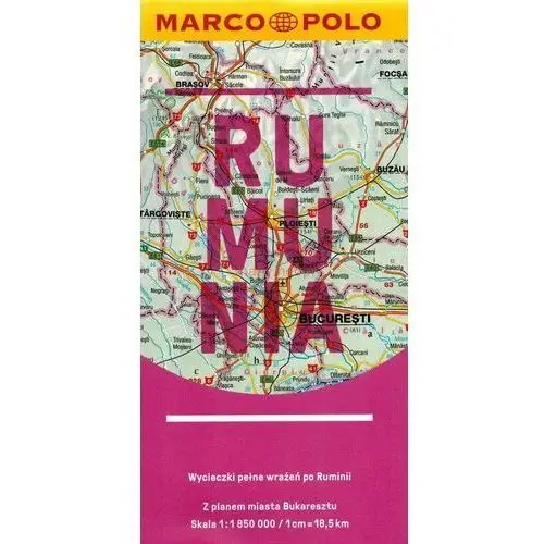 Przewodnik Marco Polo Rumunia z mapą w etui, 9035
