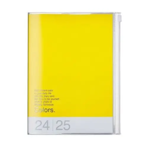 Mark's europe Mark's 2024/2025 taschenkalender a5 vertikal, colors // yellow