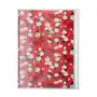 Mark's 2024/2025 taschenkalender a5 vertikal, flower pattern // red Mark's europe Sklep on-line