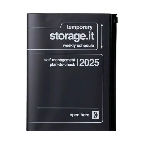 Mark's europe Mark's 2024/2025 taschenkalender a5 vertikal, storage it // black