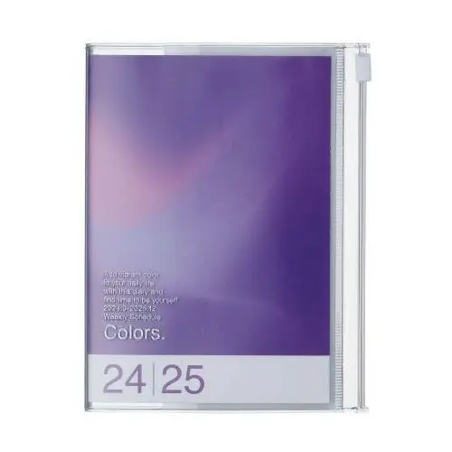 MARK'S 2024/2025 Taschenkalender A6 vertikal, Gradient // Purple