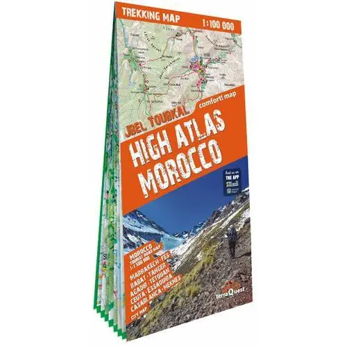 Maroko. Atlas Wysoki. Mapa trekkingowa. 1:100 000