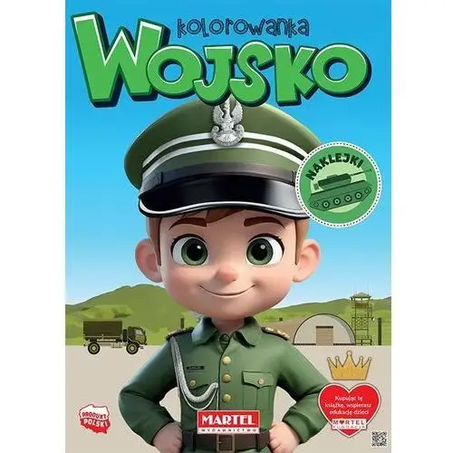 Martel Wojsko. kolorowanka z naklejkami