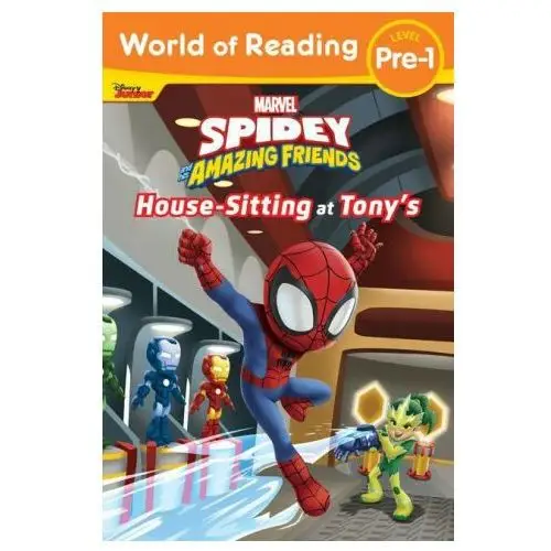 Marvel comics World of reading: spidey and his amazing friends housesitting at tony's