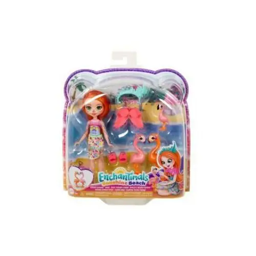 Mattel Enchantimals spring flamingo family