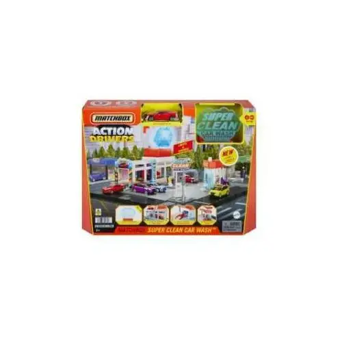 Matchbox action drivers super car wash playset Mattel