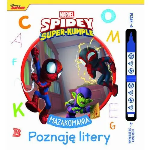 Mazakomania. Poznaję litery. Spidey i super-kumple. Disney