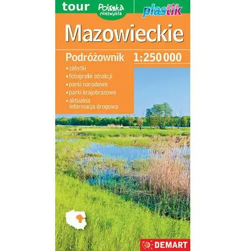 Mazowieckie. Podróżownik. Mapa turystyczna 1:250 000