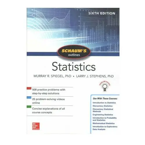 Schaum's outline of statistics, sixth edition Mcgraw-hill education