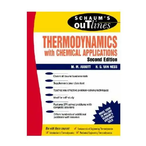 Schaum's outline of thermodynamics with chemical application Mcgraw-hill professional