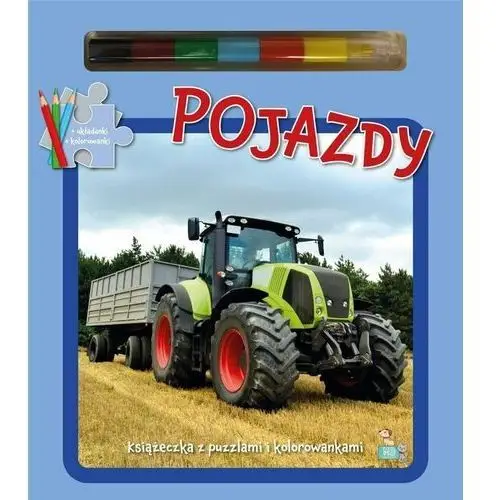 Książeczki z puzzlami pojazdy