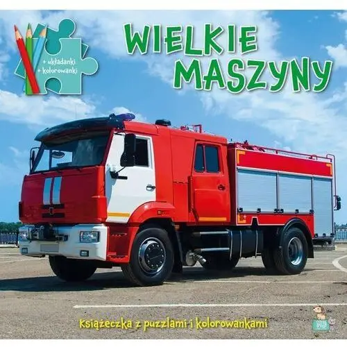 Książeczki z puzzlami wielkie maszyny Md creative