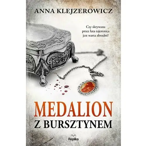 Medalion z bursztynem